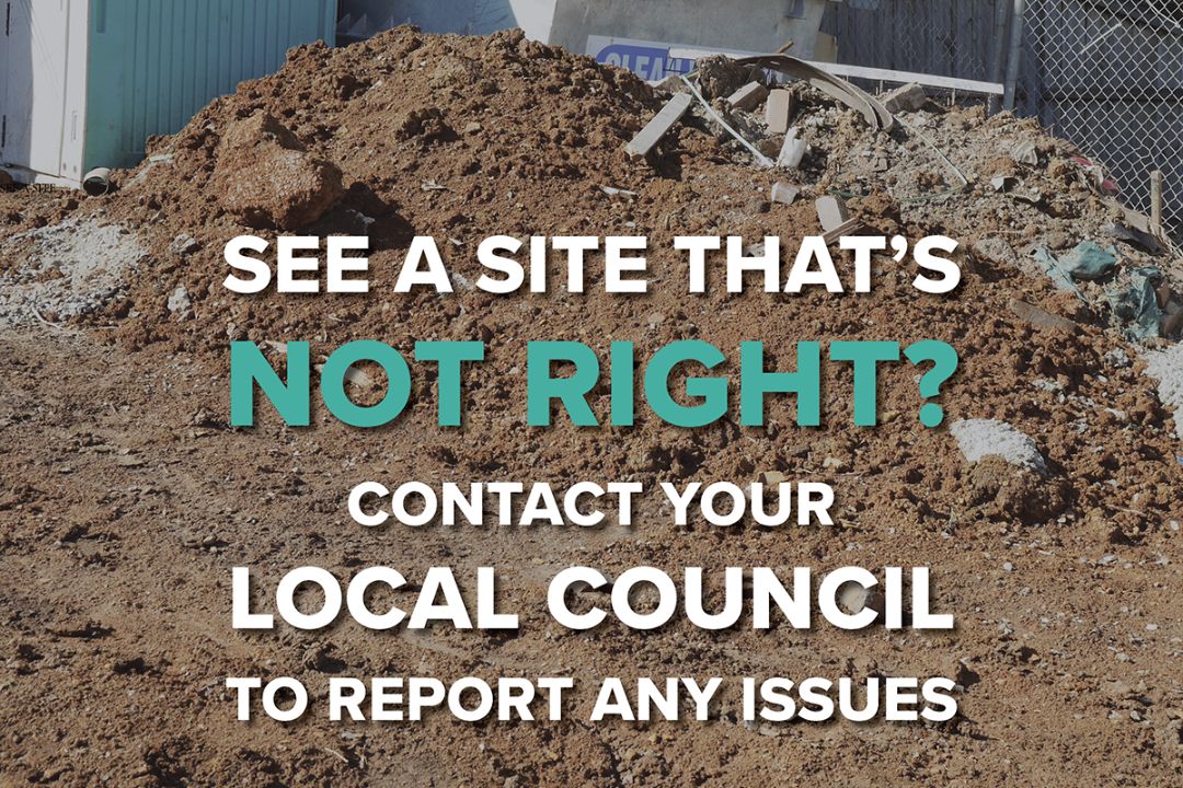 Building site contact council