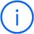 information blue icon